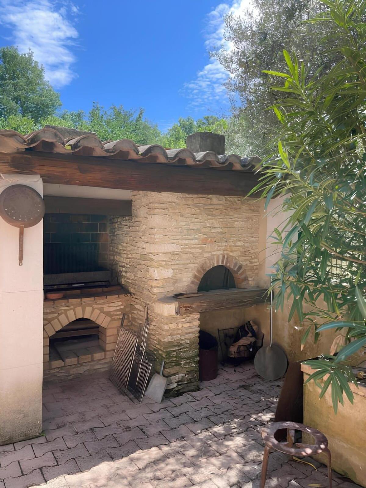 Les Oliviers - Villa 10 People - 5 Min Ardeche Saint-Julien-de-Peyrolas Exteriör bild