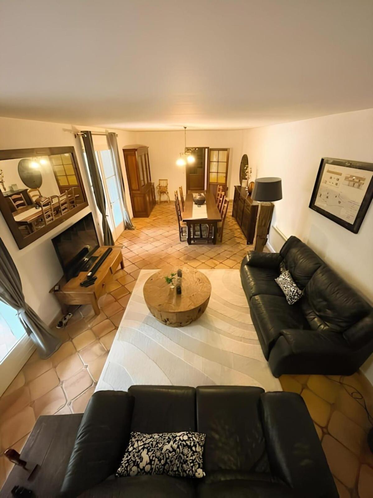 Les Oliviers - Villa 10 People - 5 Min Ardeche Saint-Julien-de-Peyrolas Exteriör bild